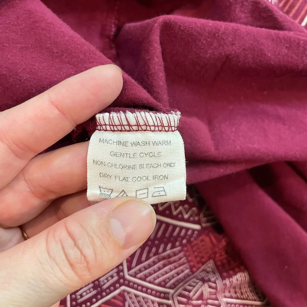 Mata Traders Women's Geometric Maxi Dress S Boho Fair Trade Hippie Babydoll Soft - Picture 6 of 11